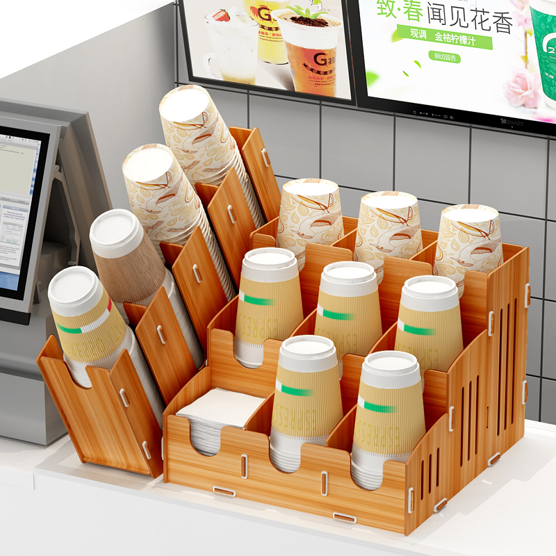 奶茶店用品一次性商用吸管收纳架