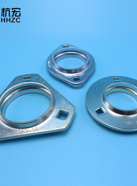 钢板冲压座 两片座 圆形座 PF203 204 205 206 207 208