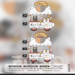 【可爱记】猫猫小摊可爱二维码美化好友码收款码赞赏码透明底359