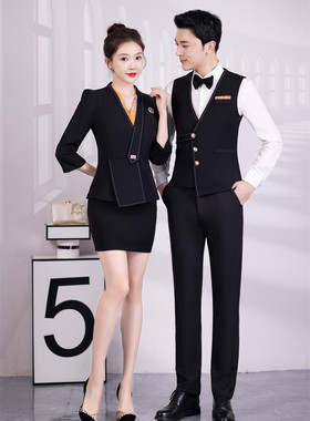 ktv夜场公主少爷套装夜总会DJ酒店吧服务员足浴现货工作服秋冬装