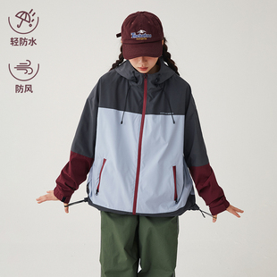 诺诺公主S1N 初中生连帽运动服女秋季新山系三合一青少年三防外套