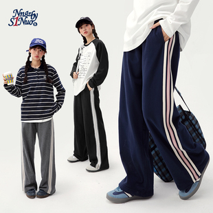 休闲裤 诺诺公主S1N初中生运动裤 女2026春秋新大童青少年学生美式