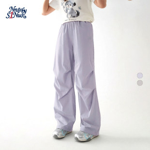 运动裤 诺诺公主S1N初中生2026夏季 女青少年薄款 户外休闲裤 子 新款