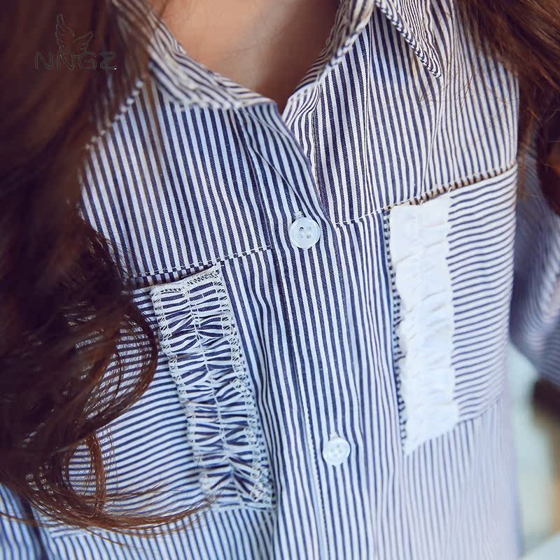 Chemise fille NNGZ à manche longue - Ref 2088661 Image 5
