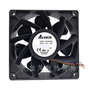 原装QFR1224GHE-Y3R 24V 1.41A DELTA 12038 6000RPM 4线散热风扇