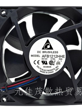 原装DELTA台达 AFB1212HHE -R00 12V 0.70A 12038 散热风扇
