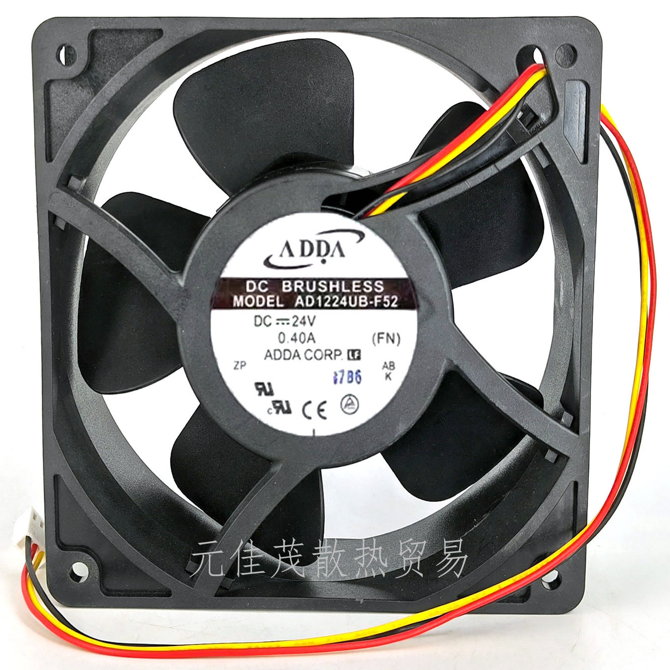 原装ADDA 420-430-440专用风扇 变频器  AD1224UB-F52 24V 0.40A - 实物图