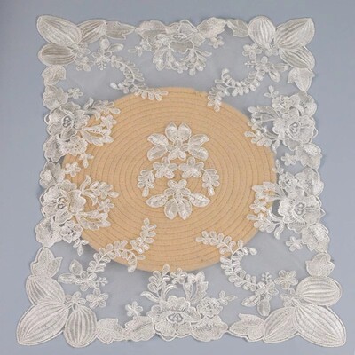 蕾丝桌布盖巾微波炉烤箱装饰布