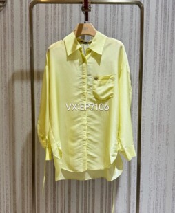 HFJET2103A 黄色H型宽松大廓形衬衫 2599 时尚 大雅家春夏款