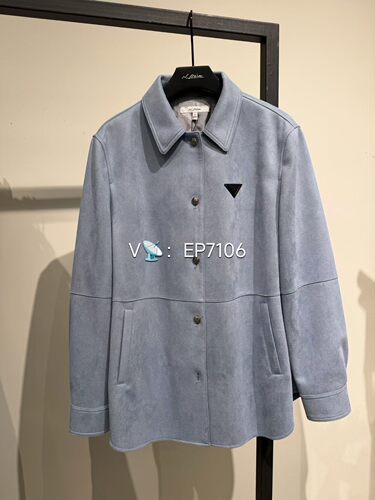 N.PAIA恩派雅秋冬款麂皮针织H型工装风翻领外套式衬衫XNKAA2111AB
