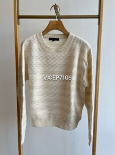 大雅家秋冬款时尚圆领立体浮雕肌理绵羊毛毛衣 HFJIW9575A-3399