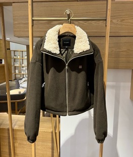 大雅家firststation秋冬款摇粒绒宽松短款棉衣 HFKAAM120A-3199