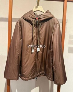 EPJIAM105A 5999 高级系列咖色骆驼绒连帽抽绳直身棉服 秋冬款