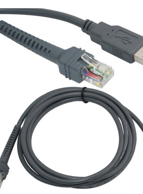 斑马MOTO讯宝 DS9208/DS9808/DS6707/DS6708 扫描枪2米USB数据线