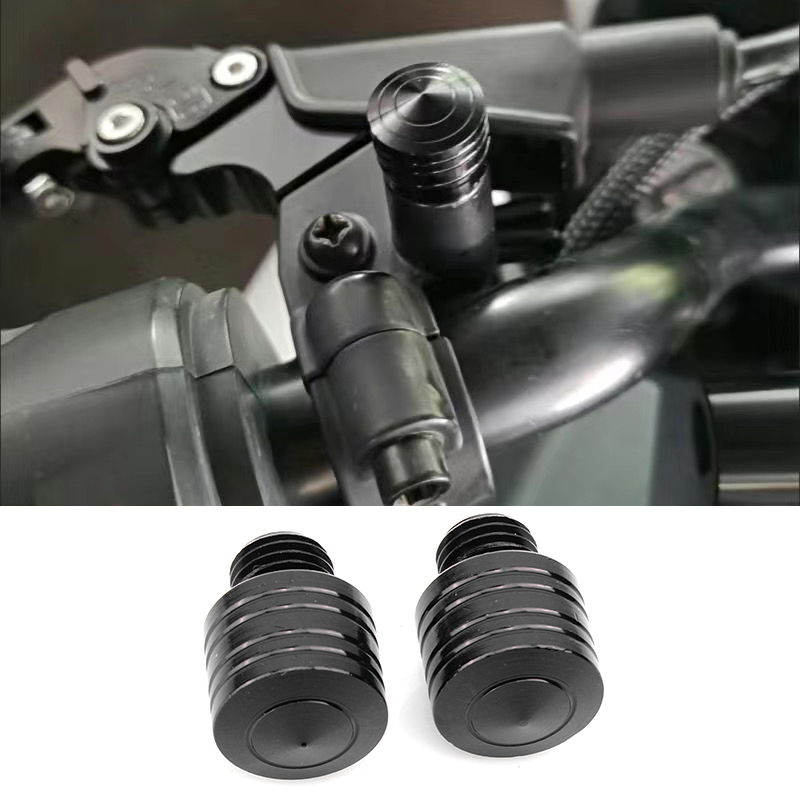适用摩托车天鹰TX150装饰螺丝后视镜底座倒车镜堵头螺丝改装配件