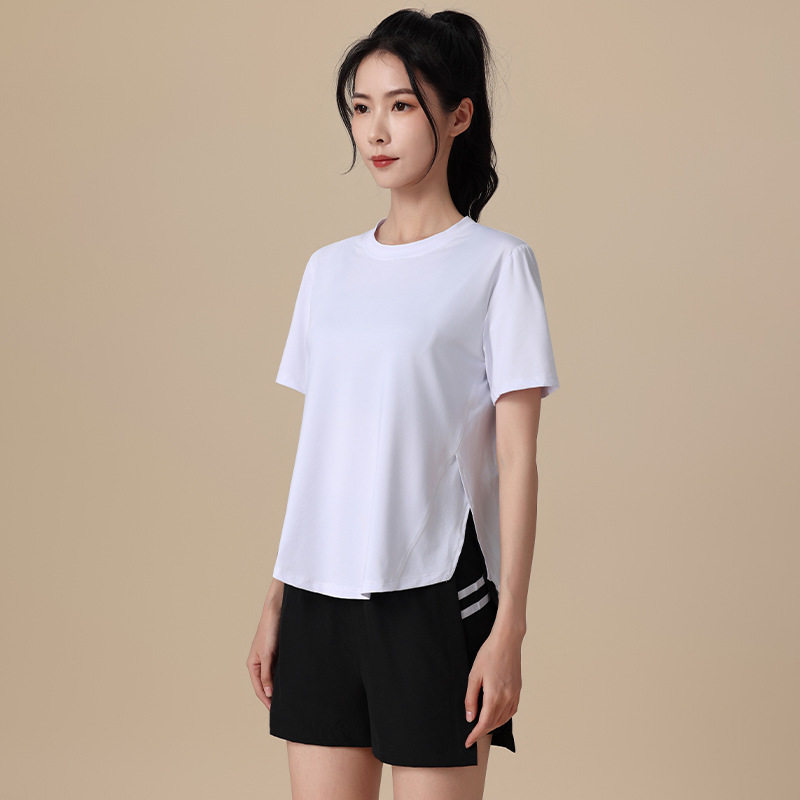 2024夏季新款运动套装女宽松大码户外跑步透气速干健身房瑜伽服