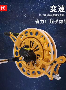 胜利镁合金背带轮变速刹车防倒转