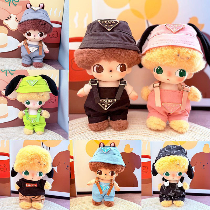 仅娃衣】泡泡马特毛绒挂件DIMOO搪胶衣服布鲁托娃衣倒三角背带裤,模玩/动漫/周边/娃圈三坑/桌游,潮玩娃衣,淘宝优惠券,粉丝福利购,淘宝优惠卷