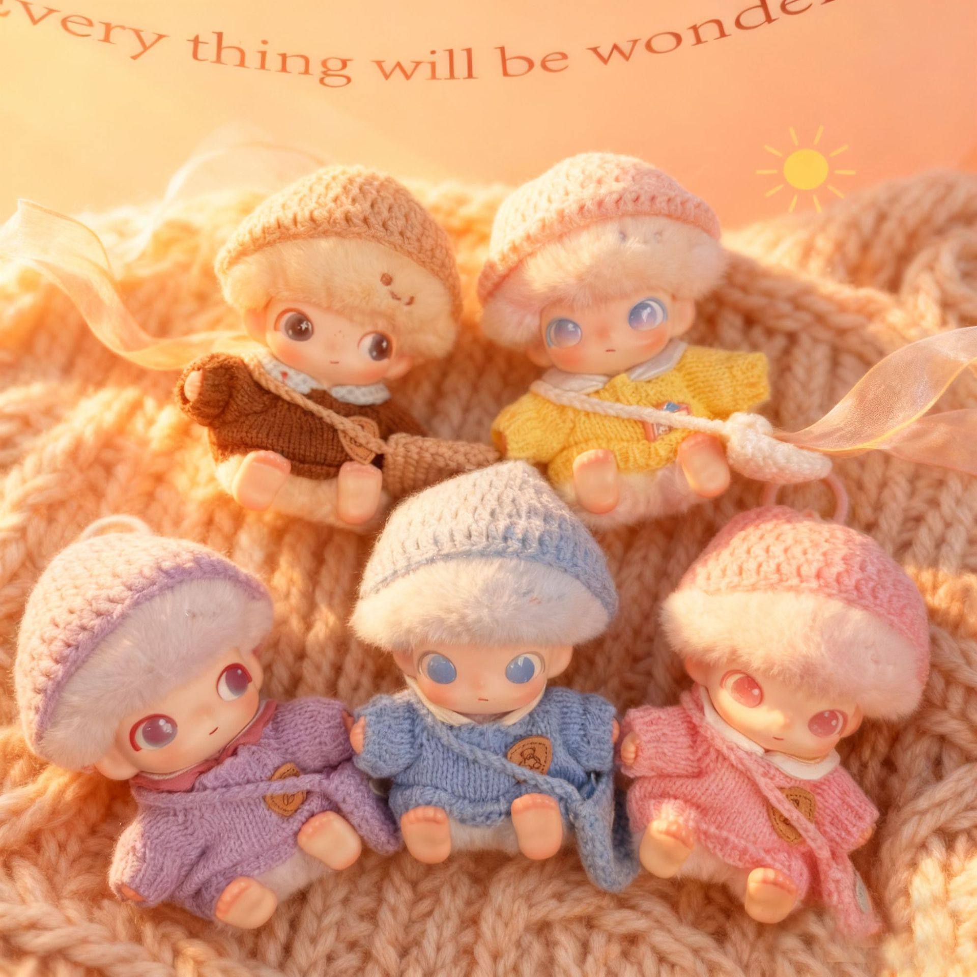 DIMOO新生日记系列娃衣搪胶毛绒挂件毛衣针织衫潮玩盲盒替换衣服,模玩/动漫/周边/娃圈三坑/桌游,潮玩娃衣,淘宝优惠券,粉丝福利购,淘宝优惠卷