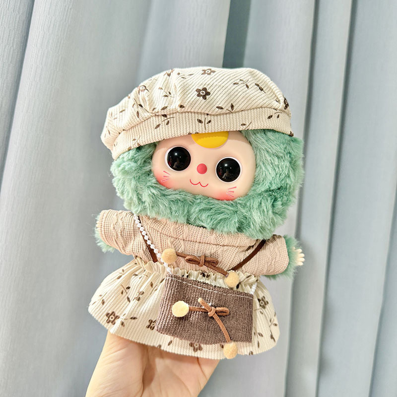 仅娃衣】20cm娃三岁娃衣三代大可爱毛绒公仔衣服高级棕小香风套装,模玩/动漫/周边/娃圈三坑/桌游,潮玩娃衣,淘宝优惠券,粉丝福利购,淘宝优惠卷