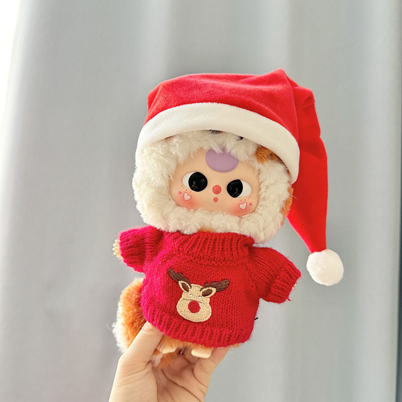 仅娃衣】20cm娃三岁娃衣三代大可爱毛绒公仔衣服20cm刺绣鹿三角帽,模玩/动漫/周边/娃圈三坑/桌游,潮玩娃衣,淘宝优惠券,粉丝福利购,淘宝优惠卷