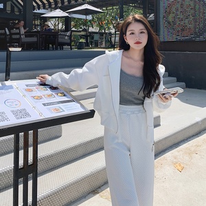现货新款  休闲简约显瘦运动套装235-9967-P155-控218图片