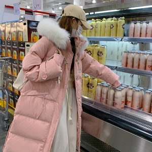 已出大货   新款大毛领长款棉服235-9958-P195-控278图片