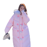 【现货】冬装中长款大毛领羽绒棉服235-M610-P195-K278，女装棉衣/棉服，金十上