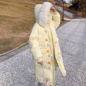 【现货】 冬装中长款大毛领羽绒棉服235- M610- P195- K278图片