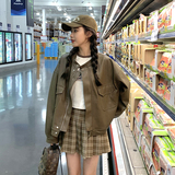 新款机车皮衣短外套235-322-P145-控198，女装皮衣，金十上