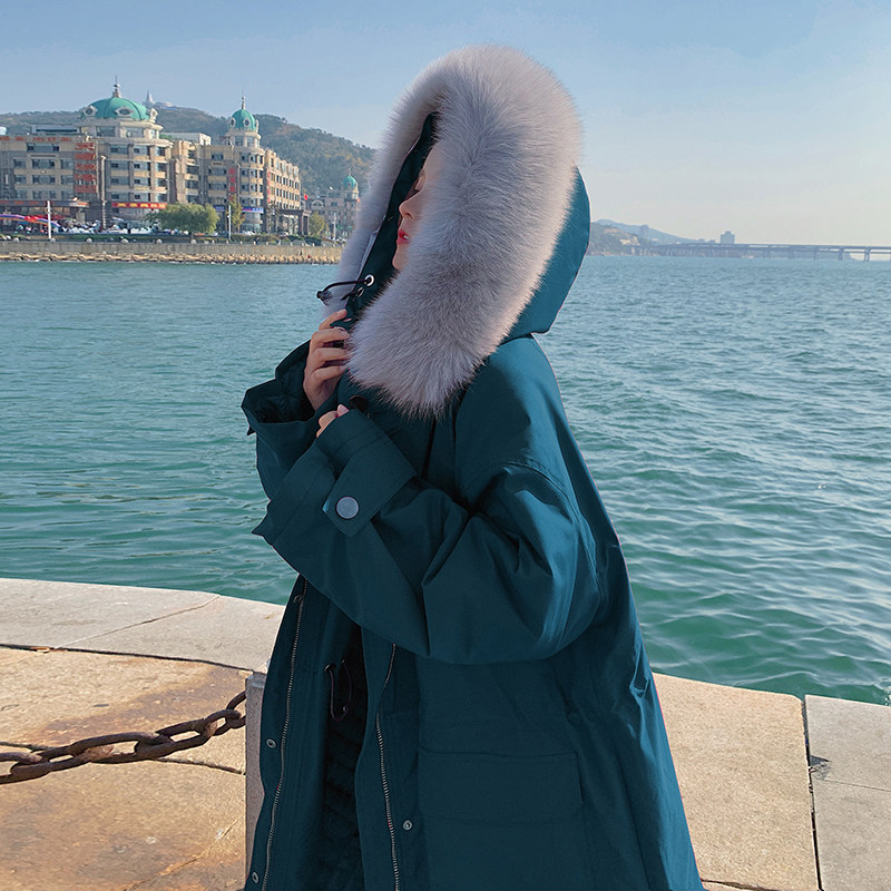 现货冬装中长款工装派克服浙宝235-M590-P180控268,女装棉衣/棉服,金十上