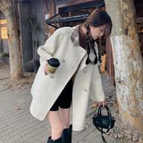 【现货】小个子格纹双面毛呢外套235-337-P265-控398，女装毛呢外套，金十上