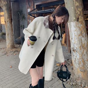 【现货】小个子格纹双面毛呢外套235-337-P265-控398图片