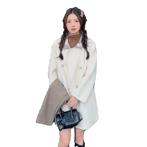 新款现货   撞色双面羊绒大衣235-337-P265-控398图片