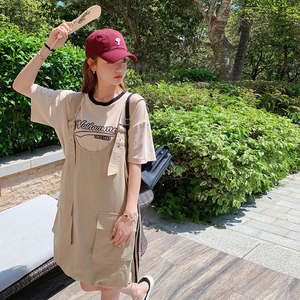 新款现货    减龄百搭时尚背带裙套装235-309-P135-控188图片