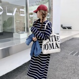 已出大货主推款条纹连衣裙牛仔马甲两件套B235-K35-批155-控218，女装马甲，金十上