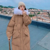 现货冬装中长款羽绒棉服235-M611-P190，控278，女装棉衣/棉服，金十上