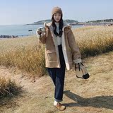 【现货】皮毛一体加厚羊羔毛235-352-P185-控278，女装毛呢外套，金十上