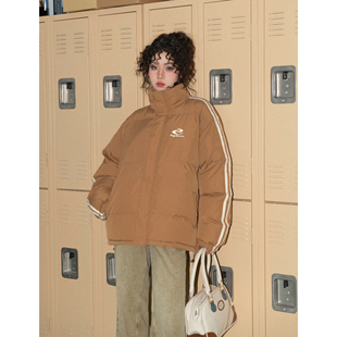 清仓 特价 美式 棉服女冬季 拍完下架 慵懒风宽松夹棉外套 2件188