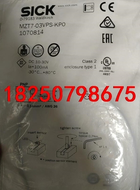 SICKMZT7-03VPS-KP0西克SICK传感器全新原议价