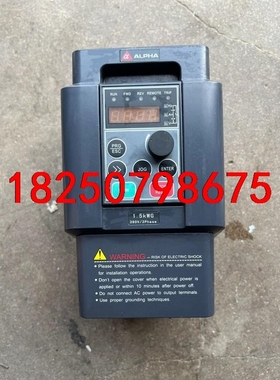 阿尔法变频器ALPHA6000E-31R5GBS73, 拆机议价