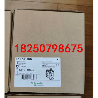 施耐德LC1D115BD接触器，线圈DC24V全新原装正品，议价
