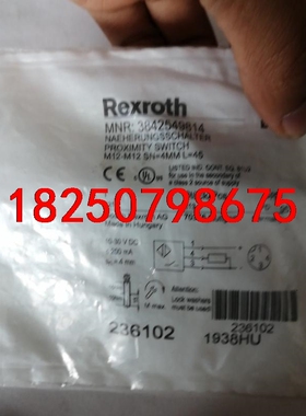 Rexroth力士乐传感器3842549814数量2个议价
