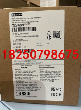 3RN2000-1AW30  热敏电阻电机保护继电器 紧凑型议价