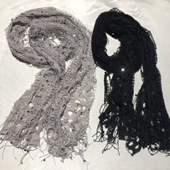 单件包邮   Y2K亚比风朋克辣妹装饰围巾