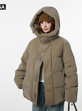 大嘎daga【寒甲6.0】德国进口奶绒皮工装羽绒服潮男女中性情侣装