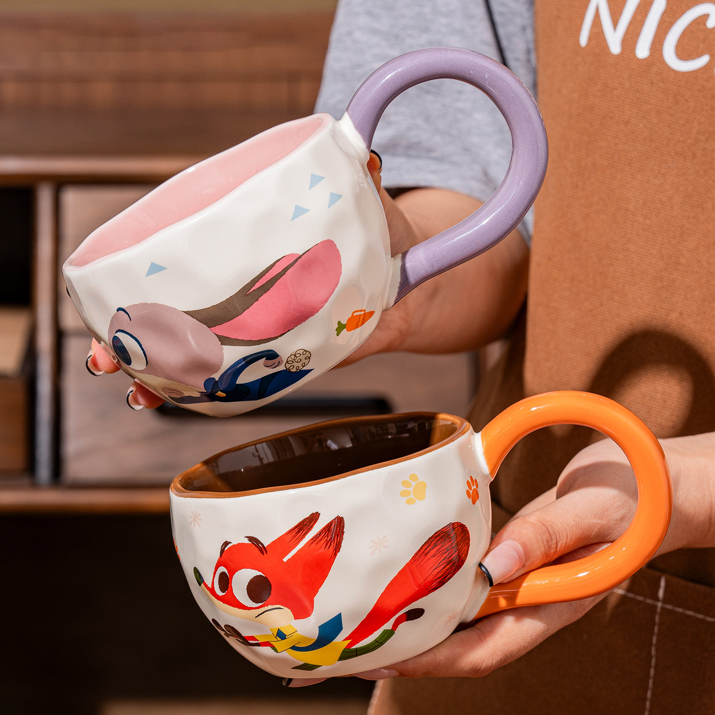 疯狂动物城陶瓷杯马克杯家用喝水办公室可爱情侣水杯高颜值伴手礼,餐饮具,马克杯,淘宝优惠券,粉丝福利购,淘宝优惠卷