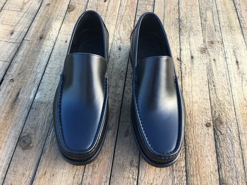 固特异手工圆头休闲风真皮男鞋