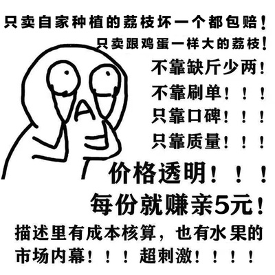 现摘现发2023海南火山口荔枝王大超大当季新鲜时令甜水果10斤礼盒