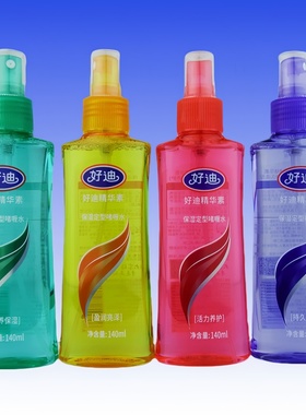 好迪精华素保湿定型啫喱水140ml滋润亮泽男女卷发造型定型喷雾